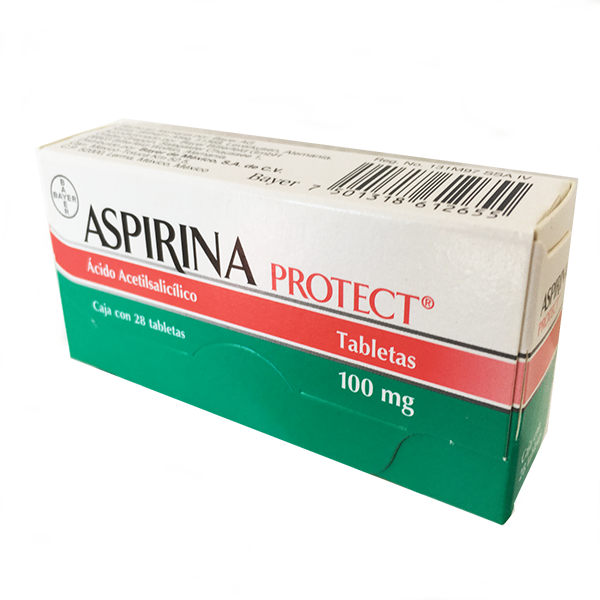 ASPIRINA PROTEC 100 MG C/28 TABLETAS ASPIRINA PROTEC 100 MG C/28 TABLETAS